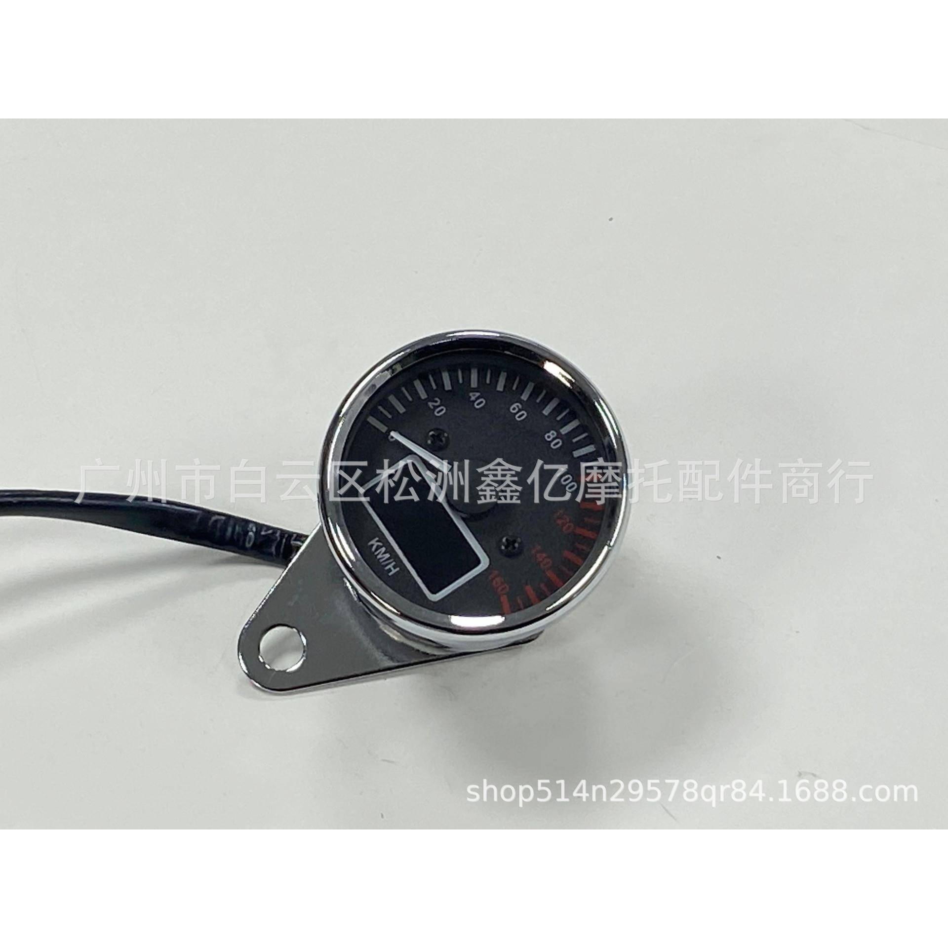 摩托1218车通用古D改装仪表1V液2晶LE里程复表转速表油量表指示灯