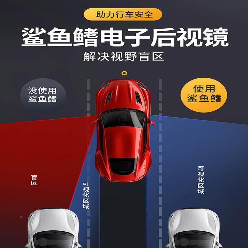 汽车电子后视镜右侧盲助区高清辅镜电子反镜71402车载专用光摄头