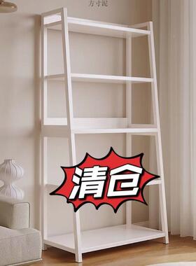 架物架i置ns落地卧室家用ZON简约现书代铁艺收纳展示架钢书架架靠