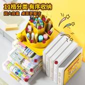 猫旋太子笔纳筒收盒笔奶龙联名书立架转笔筒摆件多10112M91功能塑