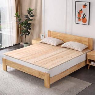 全实木腰护护整块硬床板加厚床板铺板杉木硬板硬床垫脊165片子床