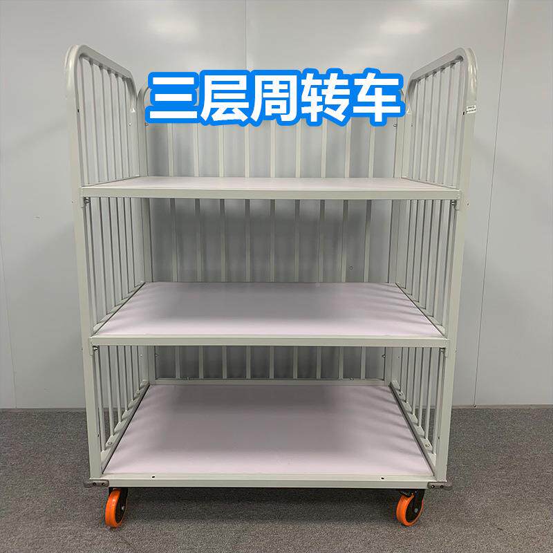 服装厂专车用片裁车衣周转车运料成包装推布面料成品堆放49车手推