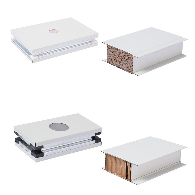 无尘车间彩钢板房屋顶泡夹芯净化板5mm沫岩棉彩钢厚机瓦制岩棉彩