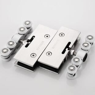 玻Z-5012玻璃推拉门吊轮滑轮玻璃移门道滑门吊无框玻璃轮吊轨轨轮