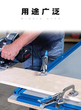 木工7ZDA0型轨滑槽导工推把台台锯倒装木靠山