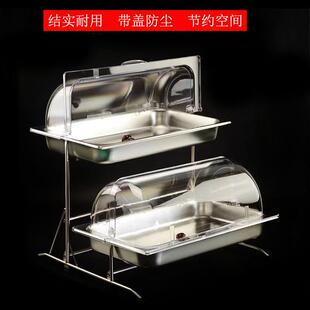 多层不锈钢食餐品卤展示架早46890餐具熟盘子自助餐食凉菜菜托盘