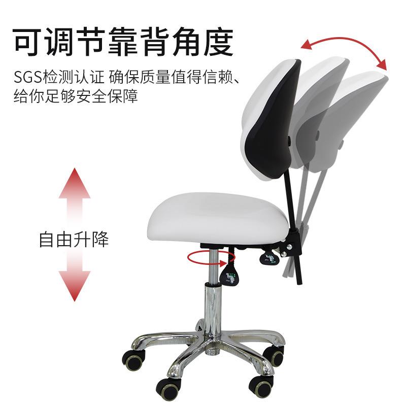 牙科医生工作椅子医疗升高降无品牌/旋转马鞍椅发密椅金美属骨架