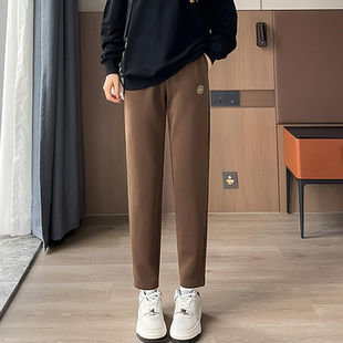 高腰运动厚棉裤 休闲百搭显瘦小脚加绒加厚哈伦罗卜 女秋冬2026新款