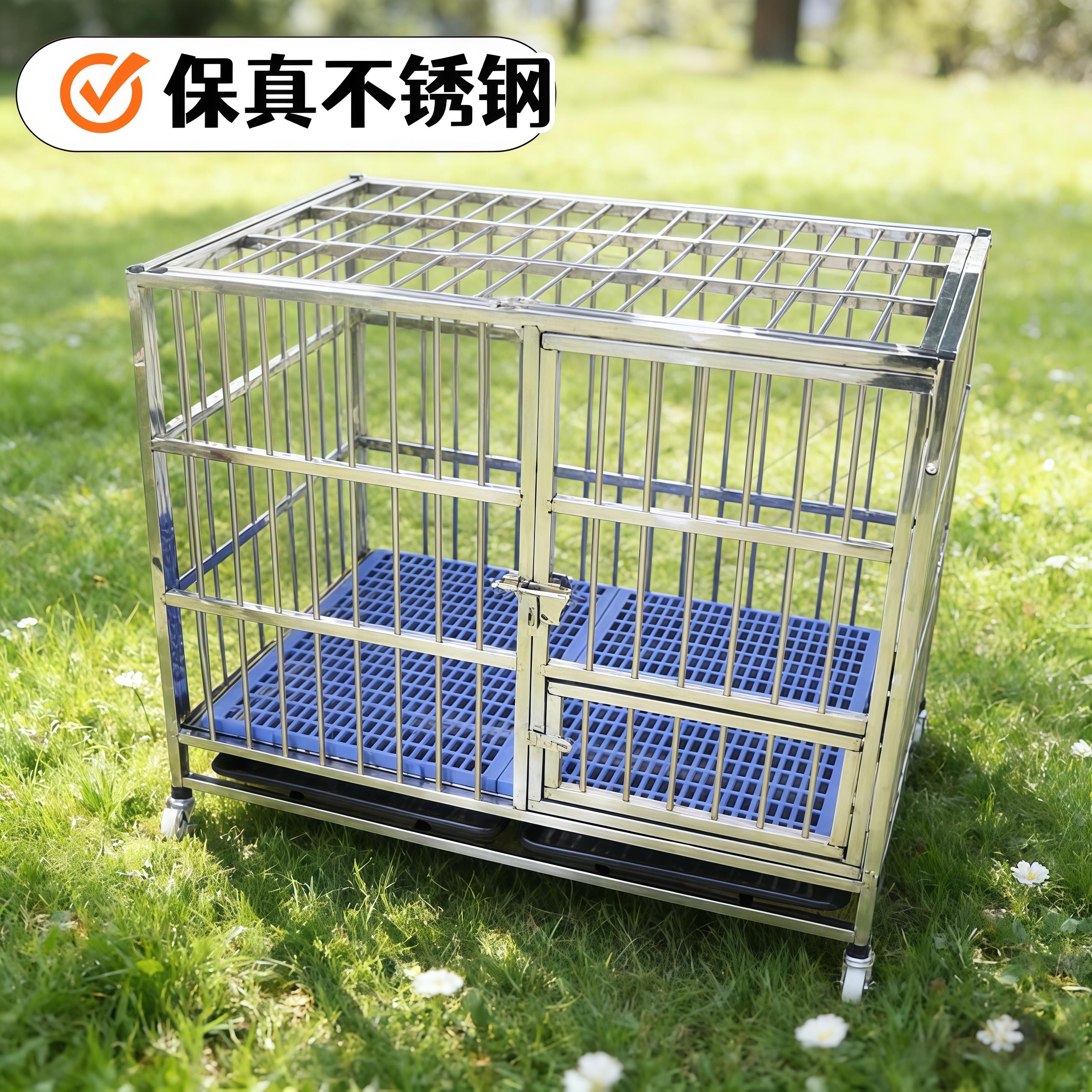 中型带厕所分离室内金毛边牧拉布拉多专用特大号100斤大型犬狗笼