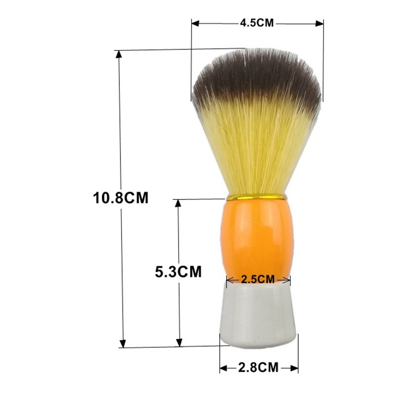 软毛刷 尼龙丝 男士刮胡软刷 剃须泡沫涂抹刷 不扎脸剃须刷包邮