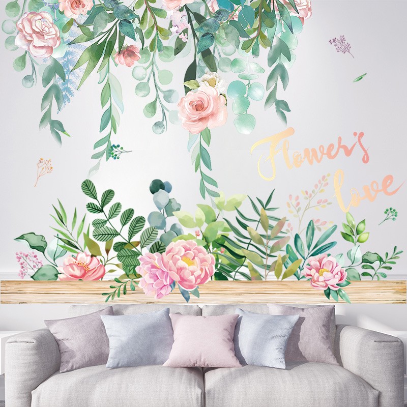 客厅墙贴纸墙纸自粘墙面卧室房间床头背景壁纸装饰温馨贴画3D立体