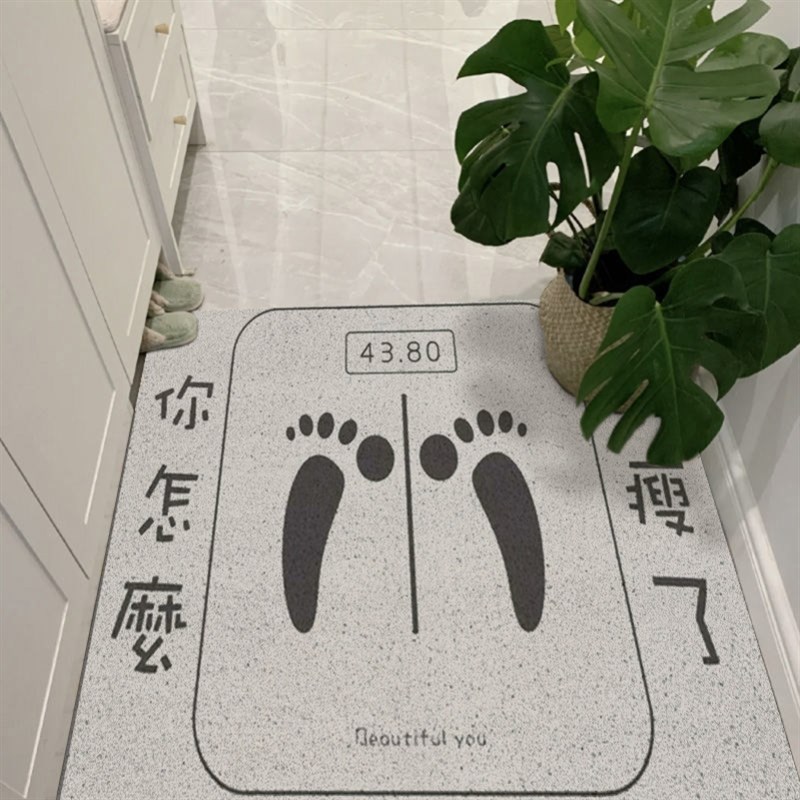你怎么又瘦了免洗门垫防滑宿舍垫子进门地垫装饰卧室地毯定制脚垫