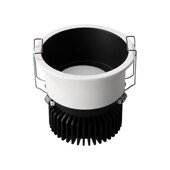 至御筒灯嵌入式 天花灯家用客厅卧室大光弧黑杯防眩无主灯设计5080