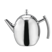 餐厅酒店饭店用水壶家用 带滤网 加厚不锈钢茶壶泡茶壶 玲珑壶