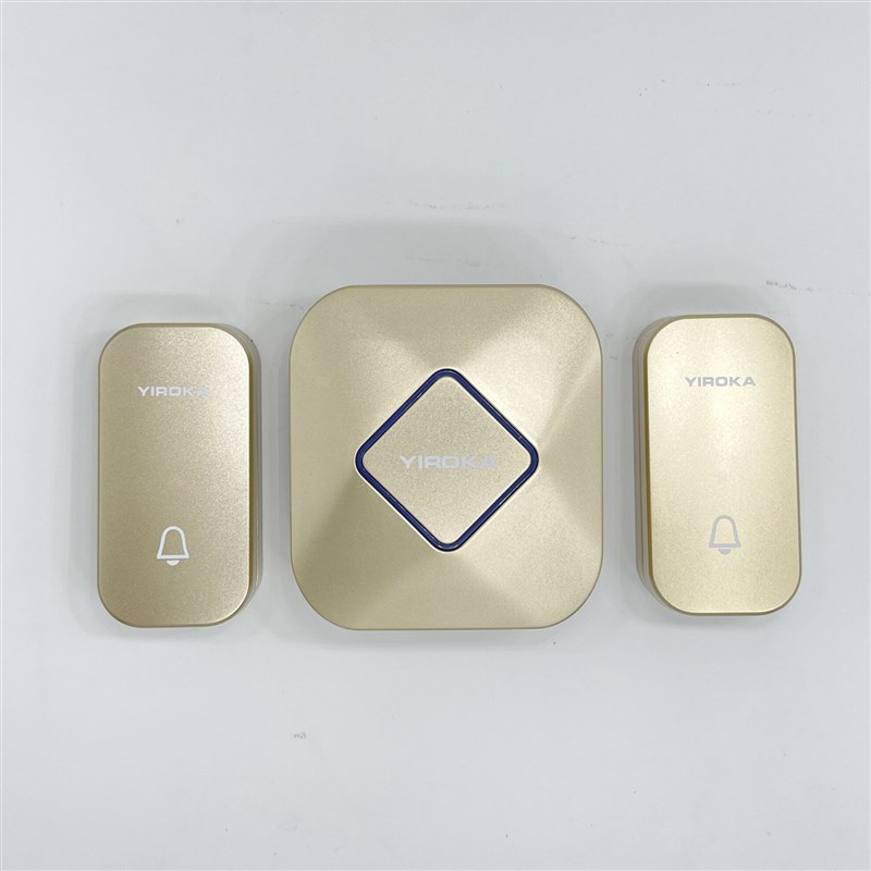 盈润佳自发电 一拖二拖一门铃无线家用智能远距离遥控 老人呼叫器