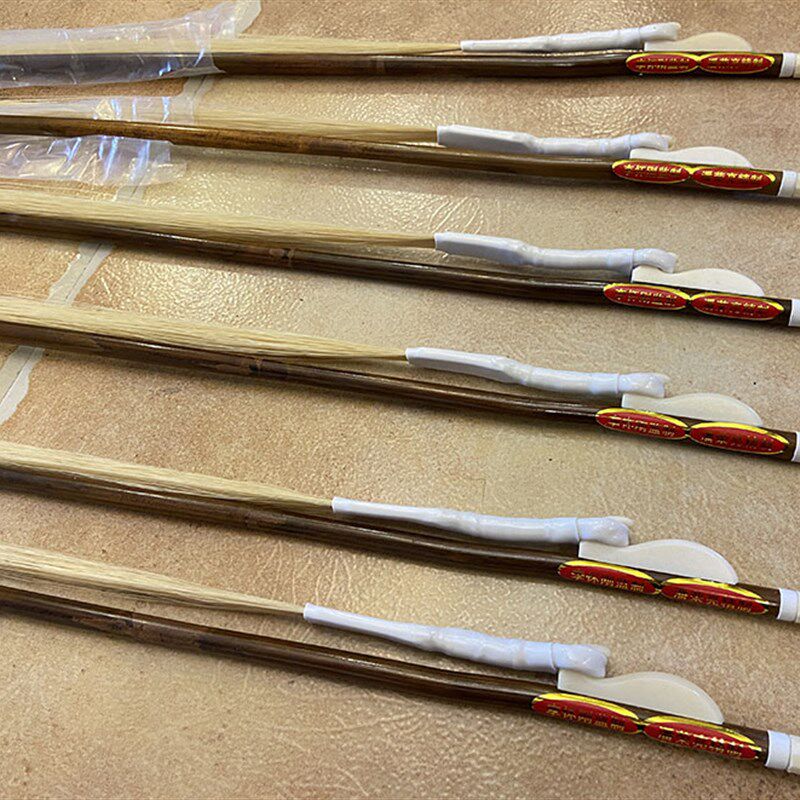 * 李怀刚二胡弓 独奏级二胡弓子 红竹长节 天然白马尾专业琴弓