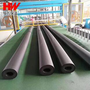 b1级橡塑管壳开口自粘保温管空调下水道铝箔贴面橡塑海绵管套