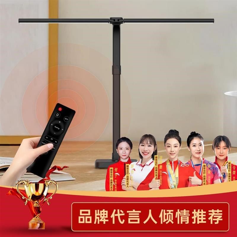 靓投双头学习护眼台灯明亮超亮卧室床头灯屏幕挂灯学习台灯办公灯