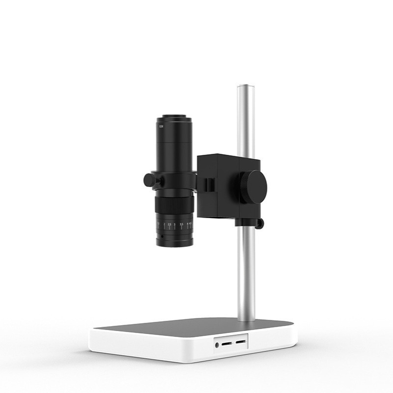 升降调节支架带镜头数码放大镜0.7X-4.5X连续变倍高清电子显微镜