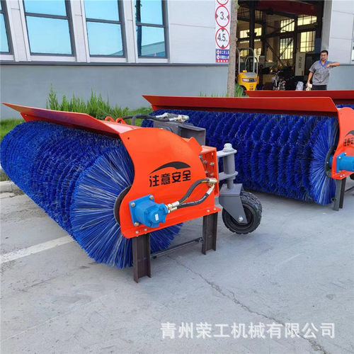 多功能装载机式扫雪机环卫工程抛雪车 全液压滚刷扫雪头
