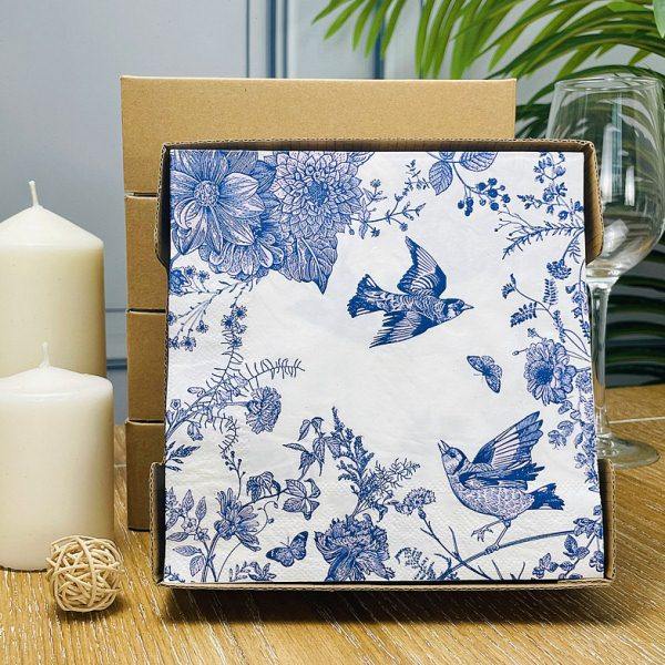 三层加厚青花印花餐巾纸西餐厅口布江南素雅家用彩色纸巾50张每盒,洗护清洁剂/卫生巾/纸/香薰,餐巾纸,淘宝优惠券,粉丝福利购,淘宝优惠卷