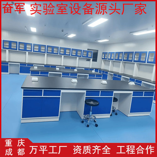 钢木实验台化学中央工作台学校理化板全钢试验台实验室实验台