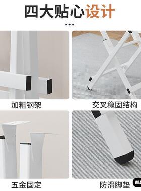 折叠桌腿子支架圆桌脚架餐桌铁桌QQF脚架架长方形四方形支腿简易