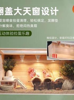 物芦丁笼鸡房饲养箱全套宠饲养笼鸡窝卢丁鸡的子养殖LWY保温箱木