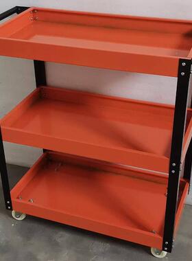 工具车功汽修工具手推车多能零件具手车DUX三推层零件车万向轮工