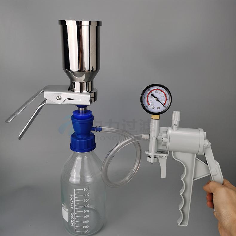 动负压MII泵厂小过工型负压抽滤装手置可配砂芯滤器