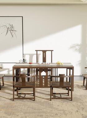 茶台茶桌椅一体桌桌家用现代茶桌木组合榫卯TP07A进口松喝茶子茶