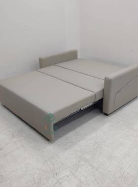 现代简约双人位小户坐卧型两用功能客厅书房IZU可折叠多储物沙发