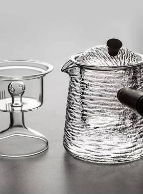 耐高温玻璃蒸煮茶壶可电陶炉养加热用洱普黑茶煮茶器过滤F54353家