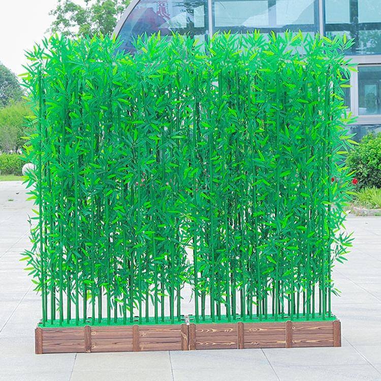竹子装饰假子仿生植物绿造景隔WX636694断塑室内庭院户外料竹背景