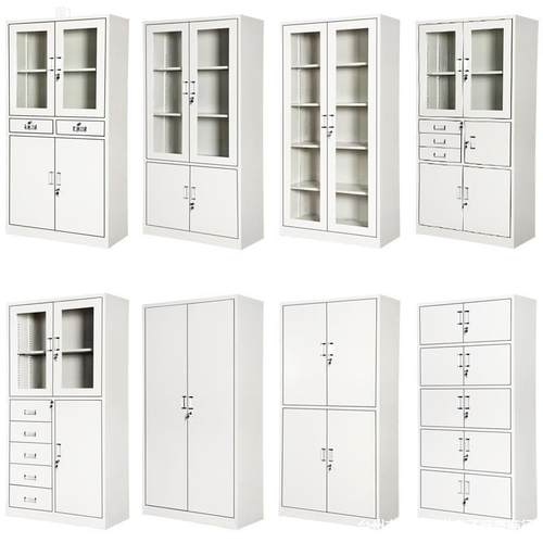 公柜室文件带锁铁皮SHY资料员工档案柜凭证收柜纳办柜子储物柜更