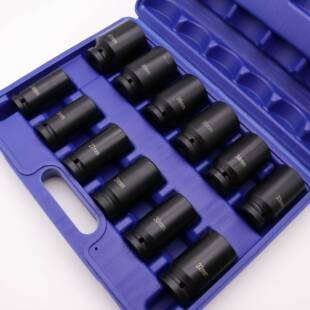 件/412套大风炮筒头加长重型套装气动扳动手风六角轮OIU胎套套筒