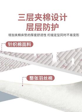 A类针织棉棉床盖夹清新榻榻米双层SX202507纱小炕通盖软垫四季用