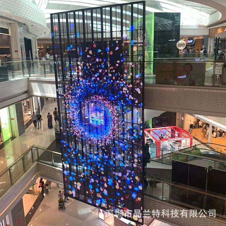 LP3.91-7.ED透明场屏商幕墙透显示屏科技动馆态屏高光度柔和