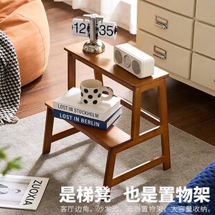 实木梯用凳两用家可子折叠梯子多功椅凳爬梯厨房凳登高稳2589梯凳