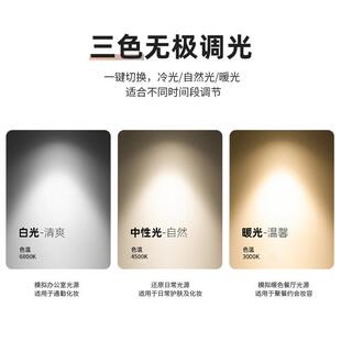 莱坞LE只D带灯好泡能化妆镜圆镜三色调无品牌/光无调光极梳妆镜