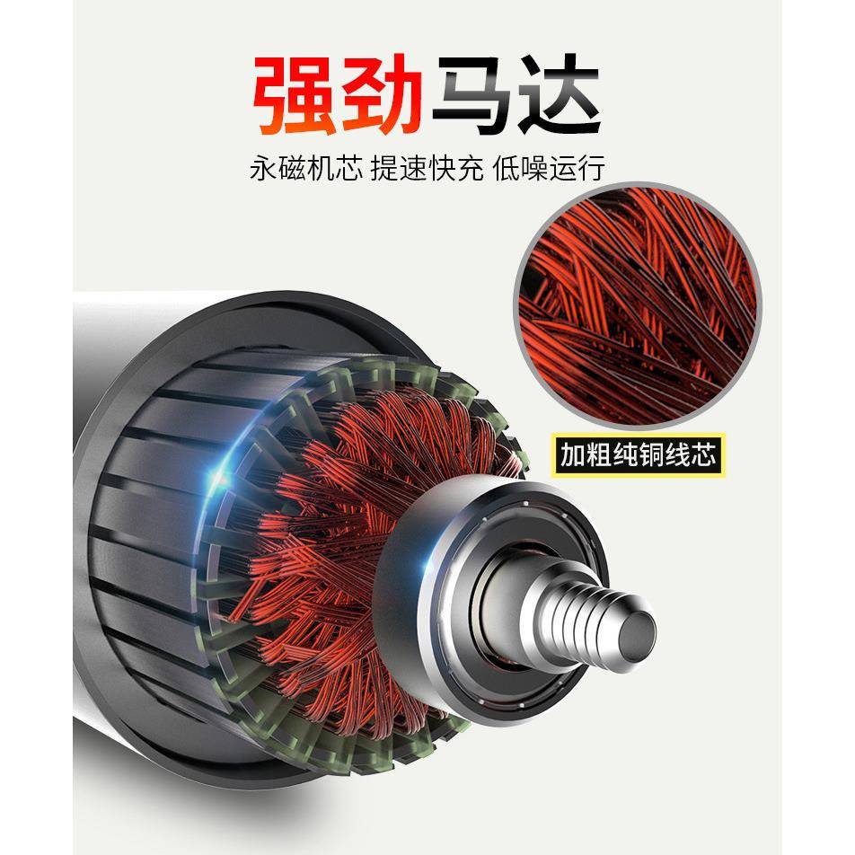 车动载充气泵双A缸轮胎电轿车便携式汽小车用打气泵C-823880B电泵