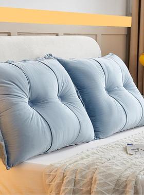 布F76898J96AL组合沙发靠垫丝绒榻可拆洗床头靠垫榻米软包床头板