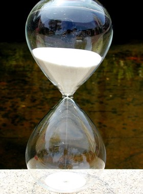 1 2小时大玻璃沙漏120/90分钟招财客厅创意摆件现代沙漏