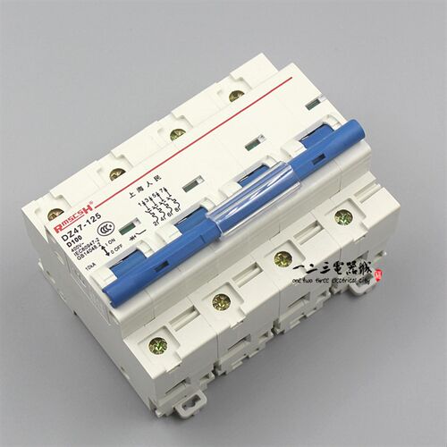 断路器 空气开关 DZ47-125/4P 80A 100A 125A 空开