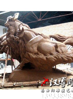 大型玻璃钢仿真动物牛雕塑西藏牦牛铜雕订制城市广场公园草原雕塑