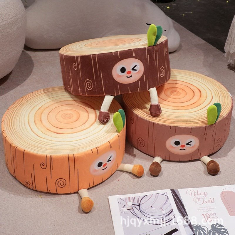 创意可爱树桩坐墩卧室客厅地上看书坐垫懒人蒲团阳台榻榻米批发