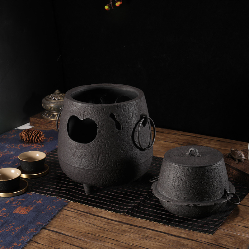 碳炉煮茶炉烧茶炉围炉加热炉温茶炉暖茶器保温火炉茶具配件烧炭炉