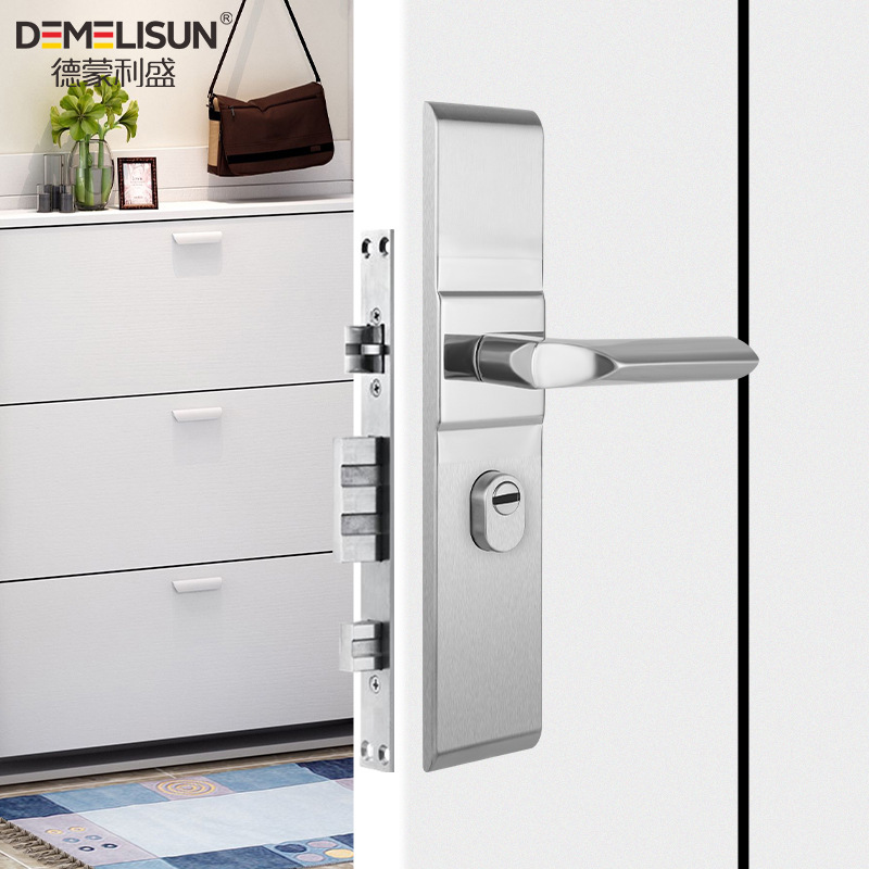 不锈钢拉手厂家直销卧室防盗静音门锁室内木门防盗门拉手批发