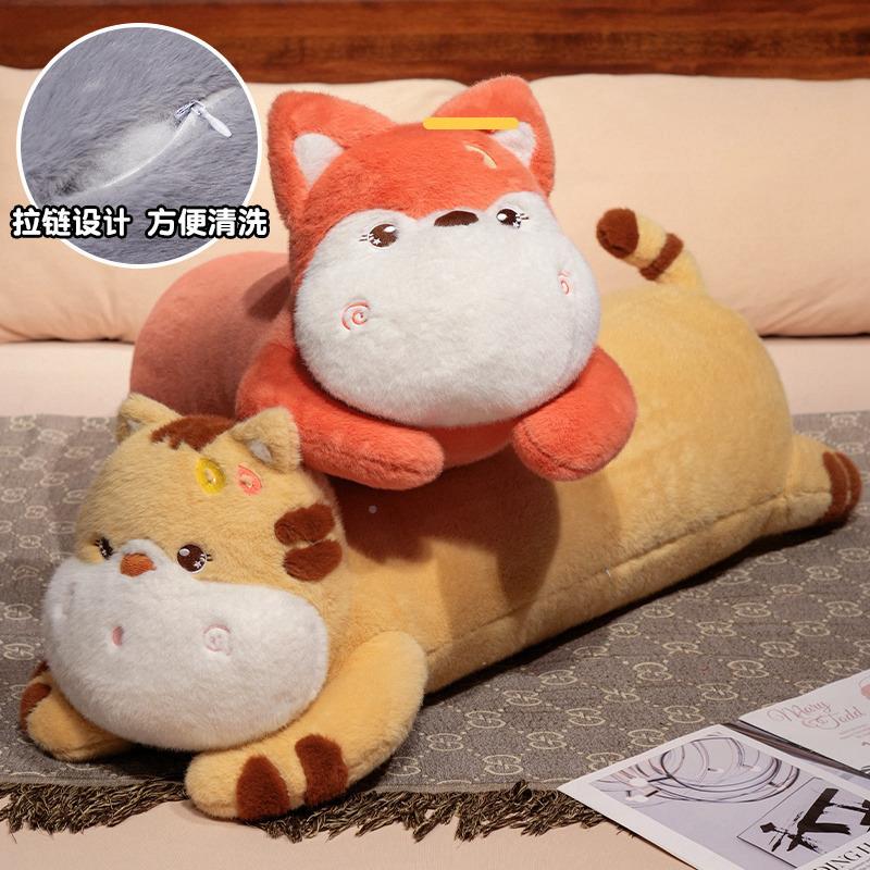 卡通动长抱枕女生抱睡夹腿侧物睡孕条妇舜天奇宝护腰枕床头学生宿