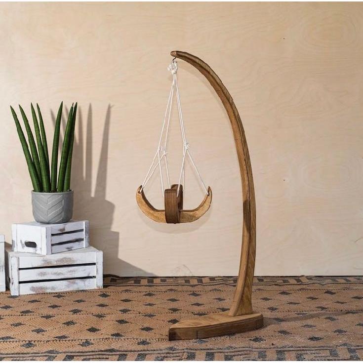 新无品牌/中式式实木花架家客厅阳台花台花盆架架组合落地吊篮装